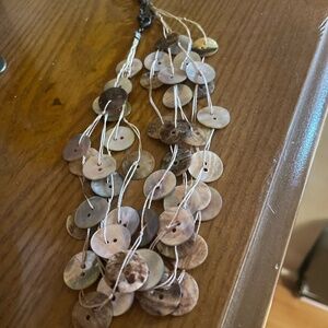 Pink Button Choker Necklace